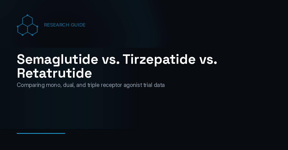 Semaglutide vs. Tirzepatide vs. Retatrutide