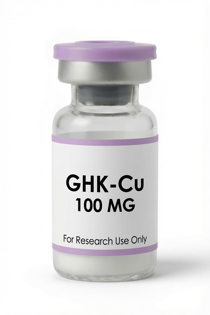 GHK-Cu 100mg research peptide wholesale kit vial, Pacific Peptides