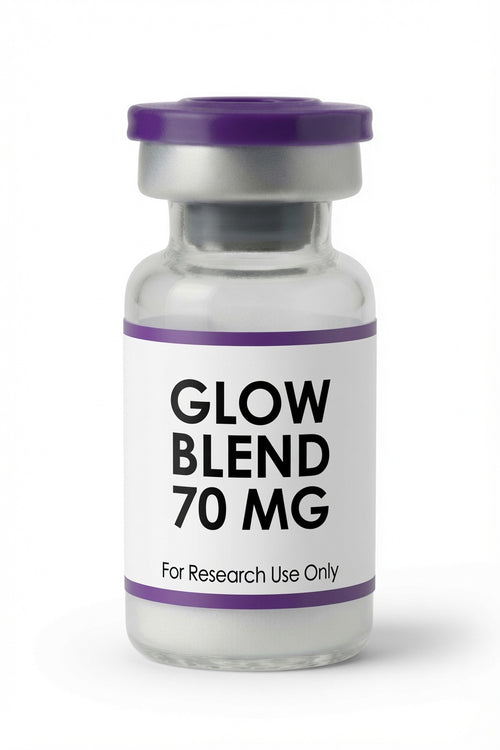 GLOW Blend 70mg research peptide wholesale kit vial, Pacific Peptides