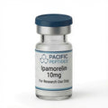 Ipamorelin 10mg research peptide vial, Pacific Peptides