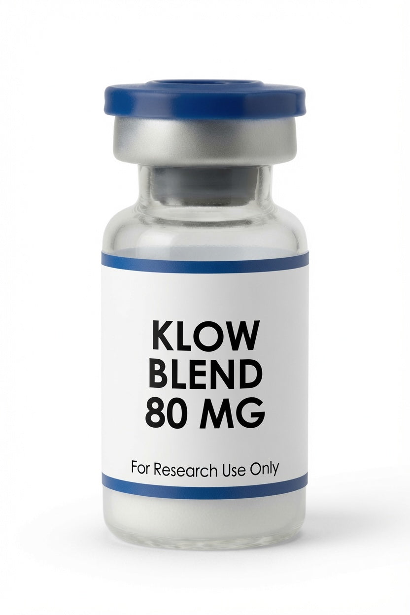 KLOW Blend 80mg research peptide wholesale kit vial, Pacific Peptides