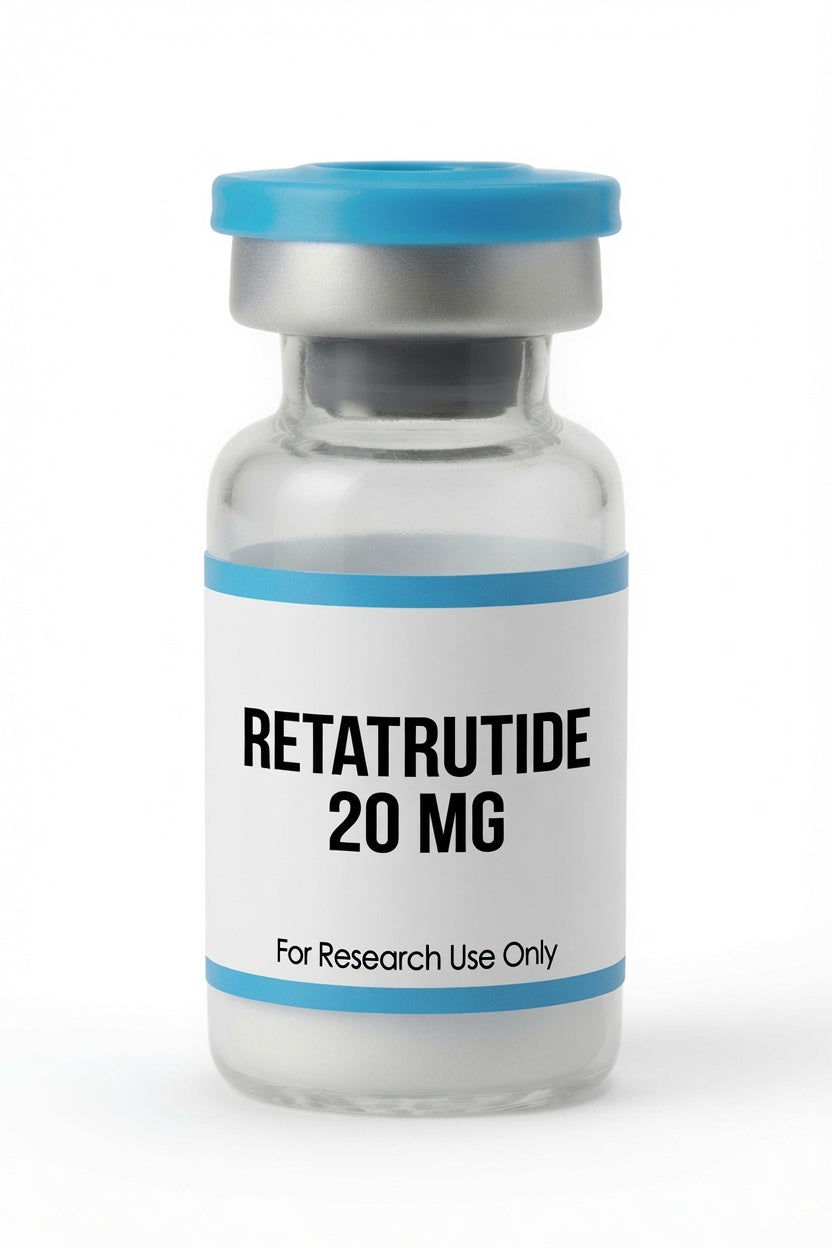 Retatrutide 20mg research peptide wholesale kit vial, Pacific Peptides