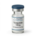 Tirzepatide 10mg research peptide vial, Pacific Peptides