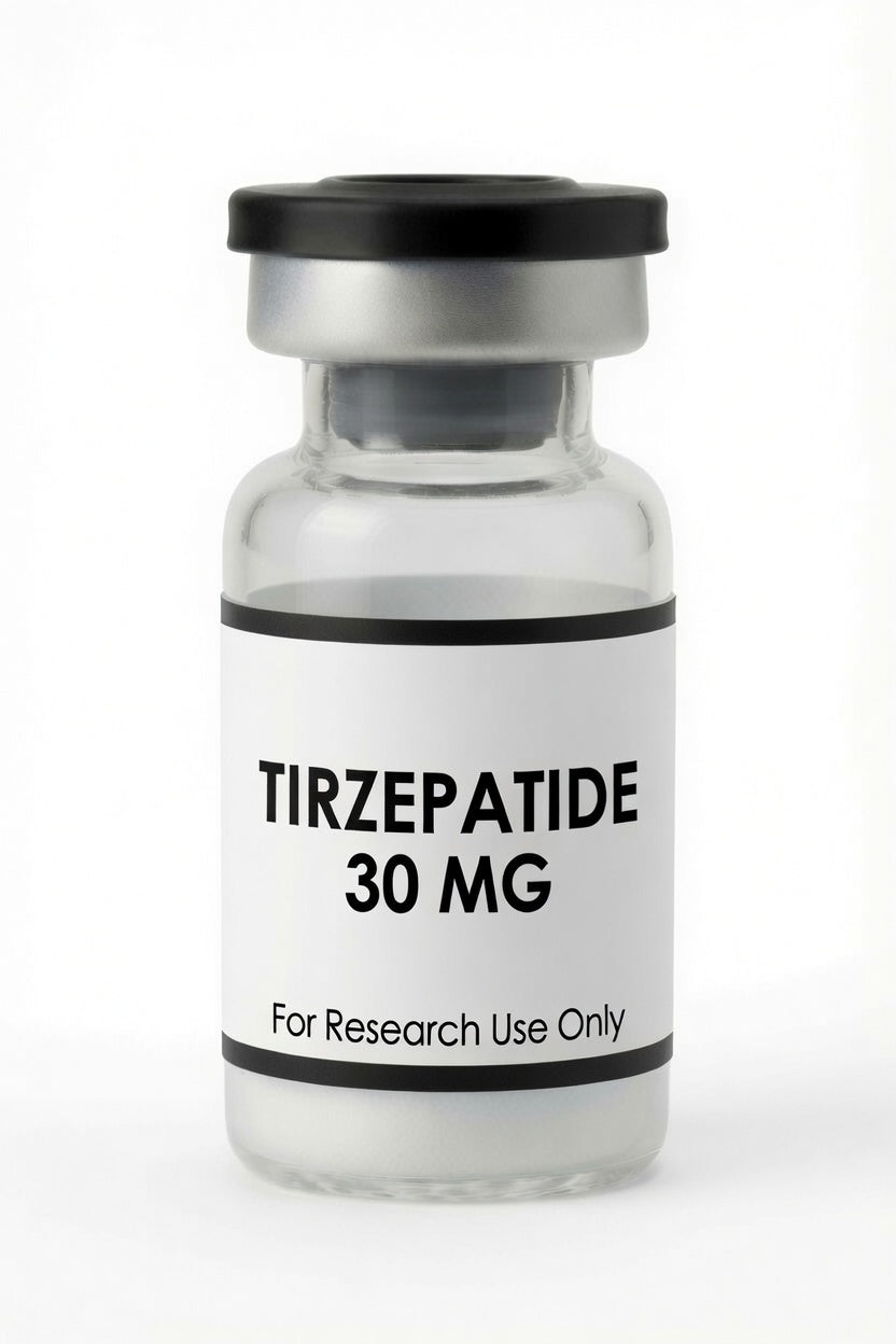 Tirzepatide 30mg research peptide wholesale kit vial, Pacific Peptides