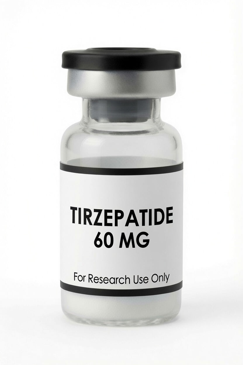 Tirzepatide 60mg research peptide wholesale kit vial, Pacific Peptides